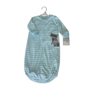 Carter's Blue and White Sleep Sack with Raccoon